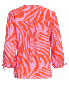 Sophia Pink/Orange Top (25264)