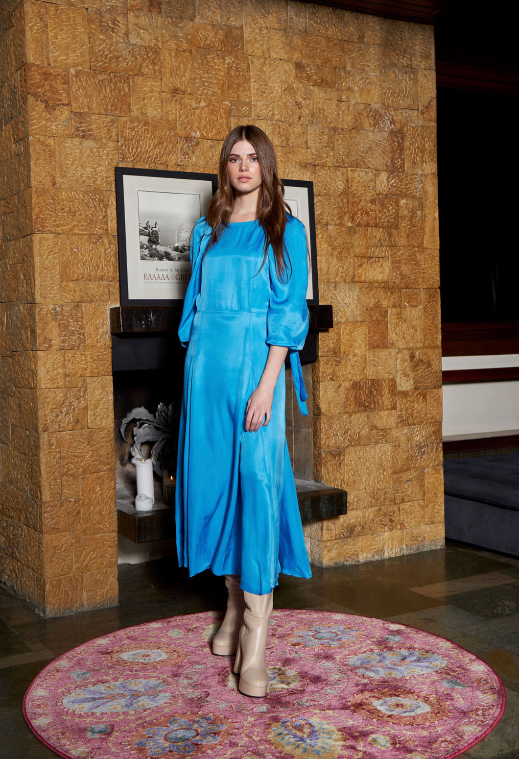 Cristina Blue Dress