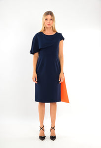 Lizabella Navy Midi Dress