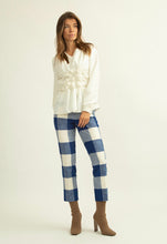 Load image into Gallery viewer, Alicia Blue Check Trouser

