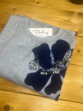 Load image into Gallery viewer, Darling London Floral Trim Sweatshirt
