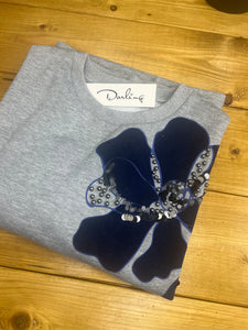 Darling London Floral Trim Sweatshirt