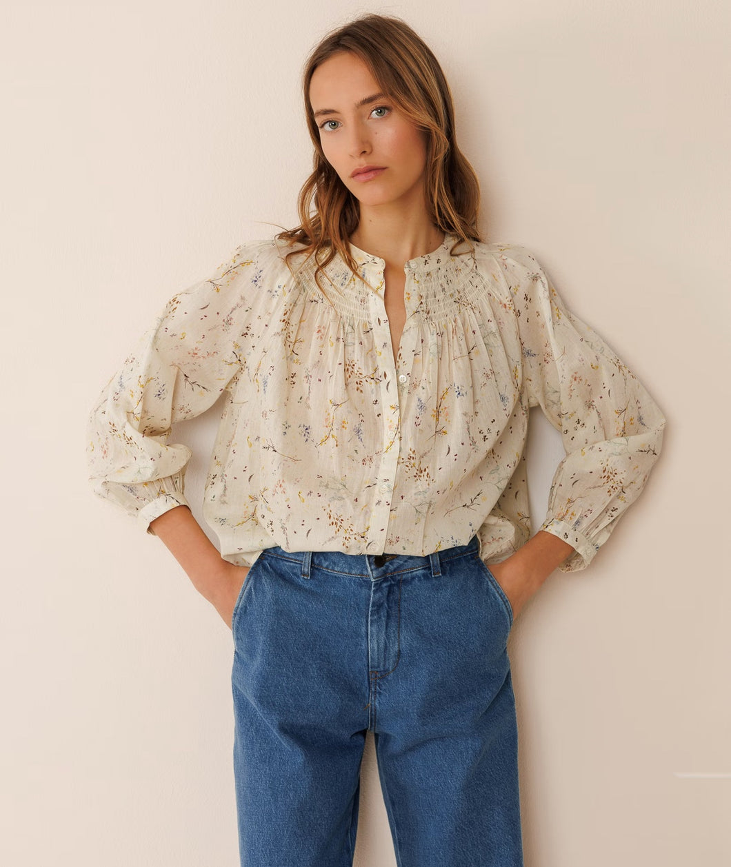 Nancy Vanilla Blouse