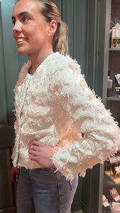 Sara Pearl Jacket Ivory