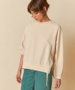 Nancy plush Sweat Ivory