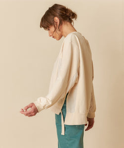 Nancy plush Sweat Ivory