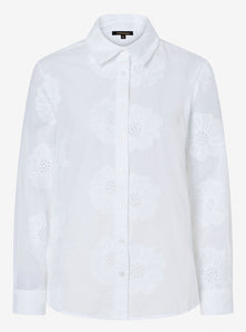 More and More Flower Embroidery Blouse