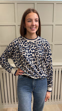 Load image into Gallery viewer, Chloe Navy Print Top
