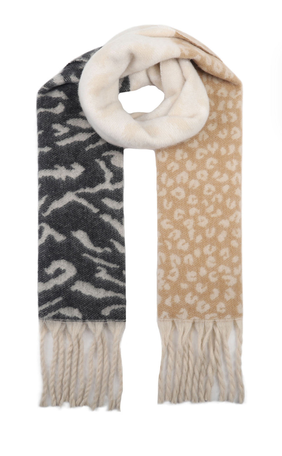 Annie Biscuit/Cream Scarf