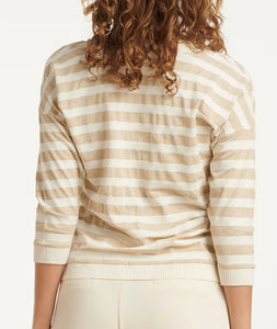 Sophia Gold & Stripe Top ( 25180)