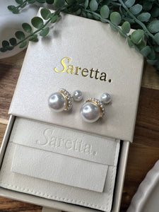 Sophia Pearl Double Earring