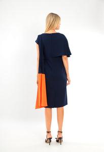 Lizabella Navy Midi Dress