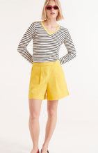 Load image into Gallery viewer, Clara Stripe Knit with Yellow Trim
