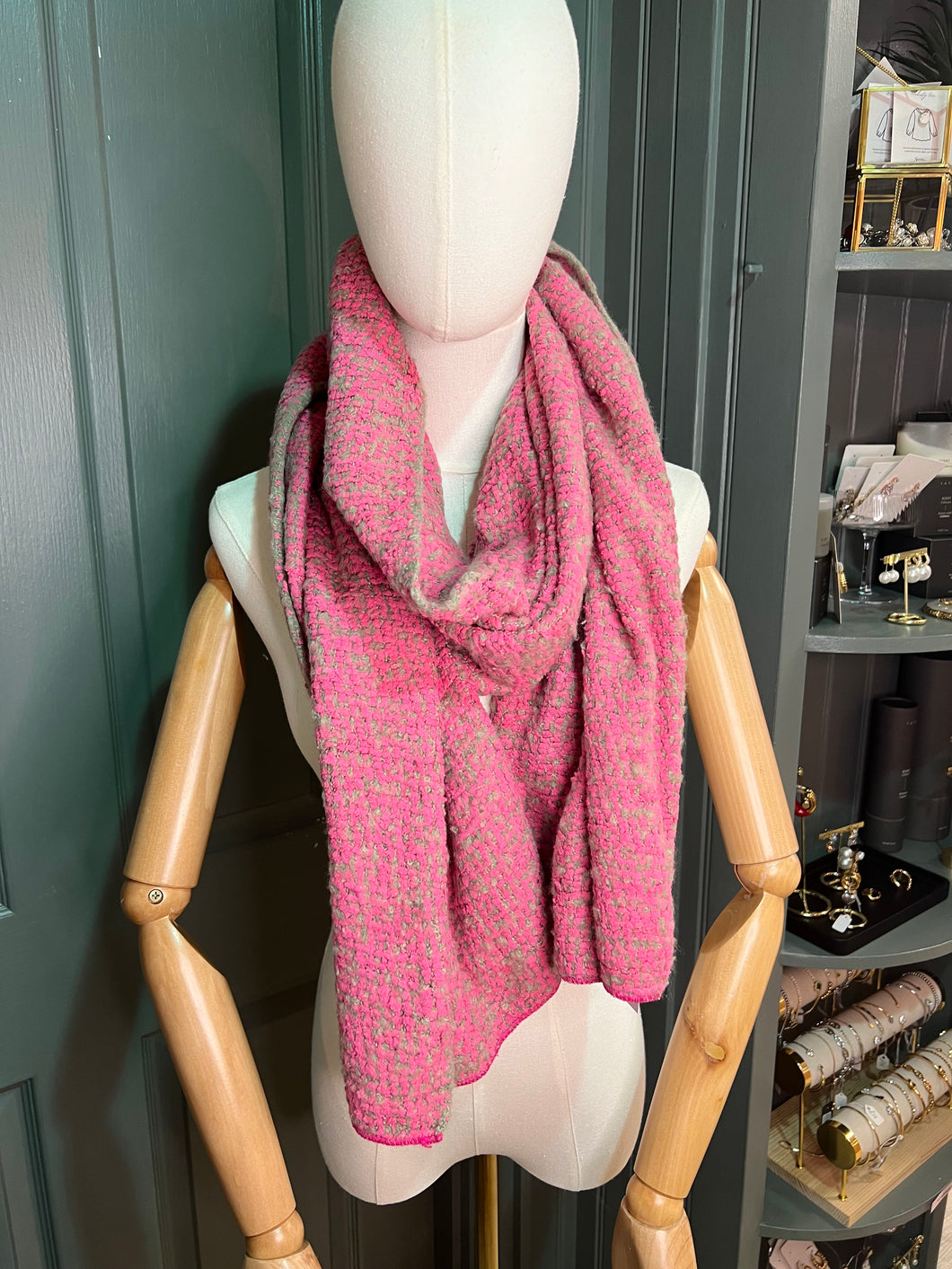 Spring Pink/Beige Scarf