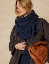 Load image into Gallery viewer, Nina Navy Scarf
