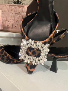 Elise Leopard Kitten Heel