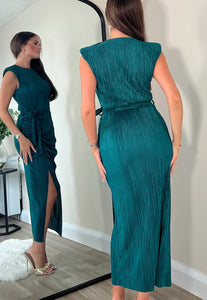 Audrey Teal Party Dress