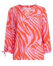 Load image into Gallery viewer, Sophia Pink/Orange Top (25264)
