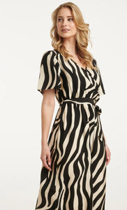 Sophia Black & White Dress (25077)