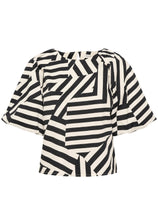 Load image into Gallery viewer, Part Two EstermarinePW Blouse Deconstructed Stripes
