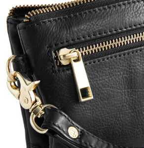 Depeche small leather bag 11998 (Black)