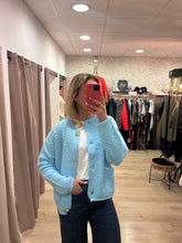 Load image into Gallery viewer, Sara Blue Cardi
