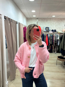 Sara Pink Cardi