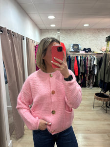 Sara Pink Cardi