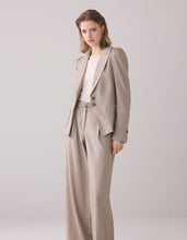 Load image into Gallery viewer, Selena Wide-leg Linen Blend Trouser
