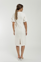 Load image into Gallery viewer, Alicia Ecru Puff Sleeve Dress
