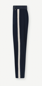 Grace Navy Jersey Trouser