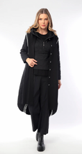 Load image into Gallery viewer, I.nco Black Long Jacket 6026-23
