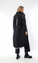 Load image into Gallery viewer, I.nco Black Long Jacket 6026-23
