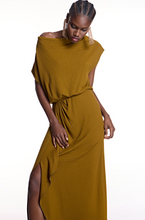 Load image into Gallery viewer, Allegra Khaki Knit Dress
