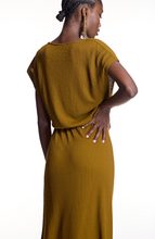 Load image into Gallery viewer, Allegra Khaki Knit Dress
