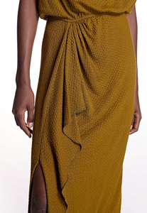 Allegra Khaki Knit Dress