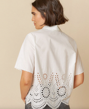 Load image into Gallery viewer, Nancy White Poplin Shirt
