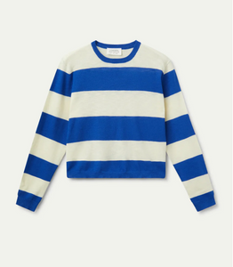 Clara Blue Stripe Knitwear