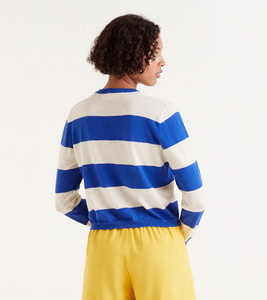 Clara Blue Stripe Knitwear