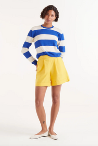 Clara Blue Stripe Knitwear